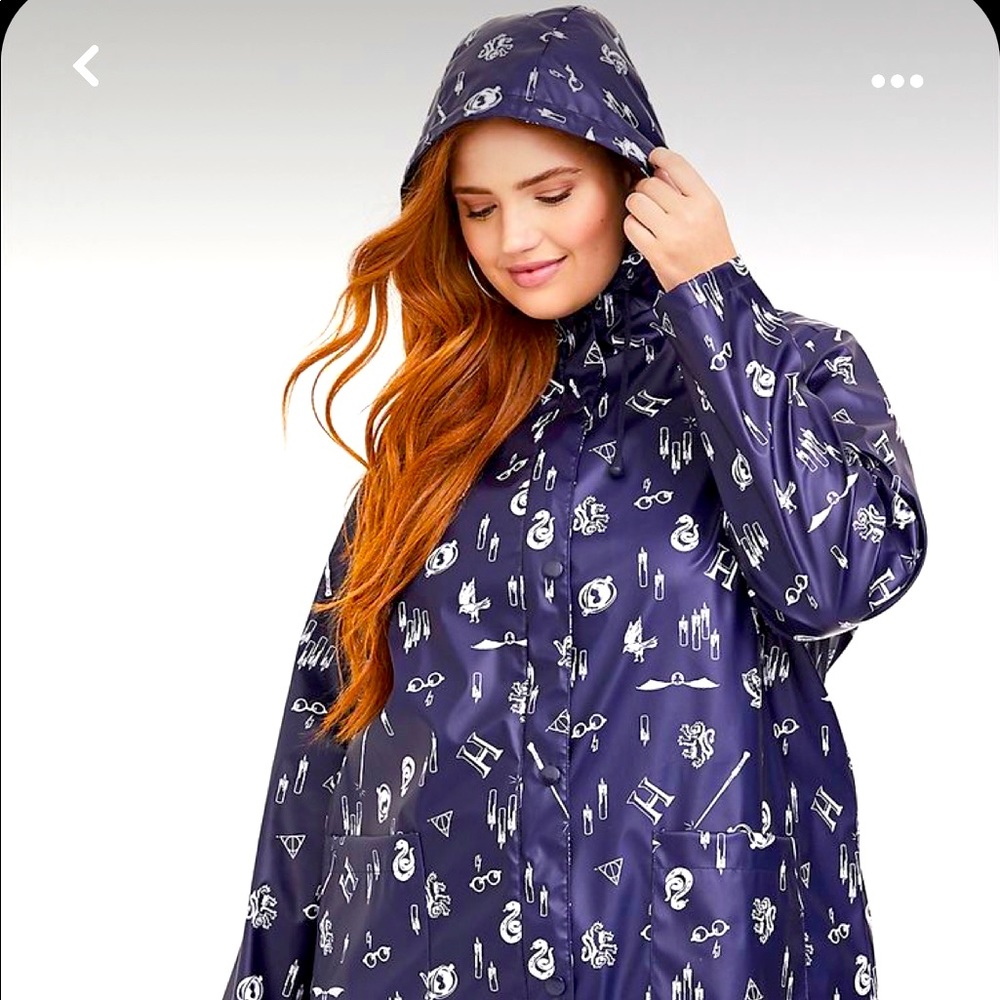 Torrid Harry Potter Rain Jacket Size 1